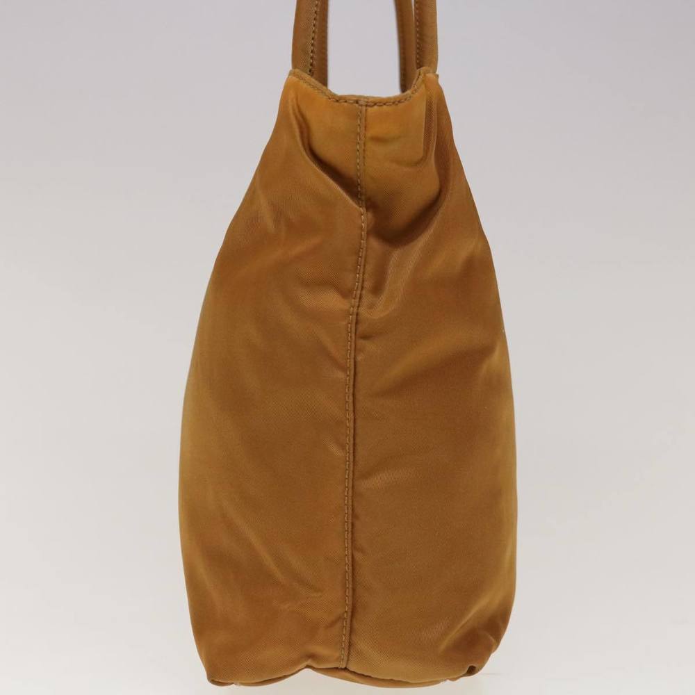 PRADA Hand Bag Nylon Bronze Auth ac2765 - Picture 4 of 16
